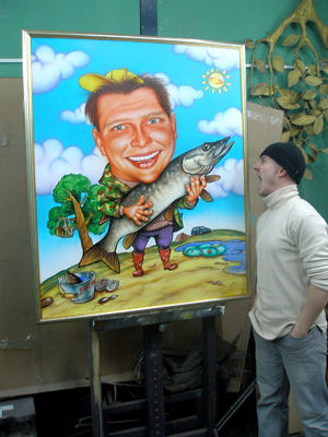 самый большой шарж