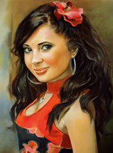 Портрет пастелью