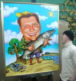 большой шарж